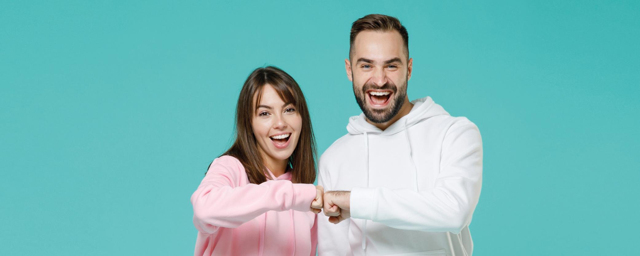 Mann und Frau - Kopfzeile Inserat